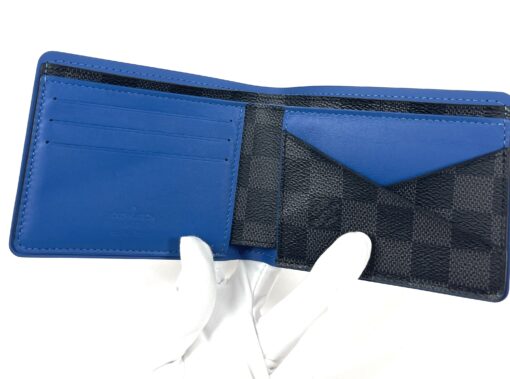 Louis Vuitton Men’s Graphite Slender Wallet Royal Blue 7