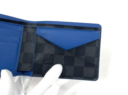Louis Vuitton Men’s Graphite Slender Wallet Royal Blue 6