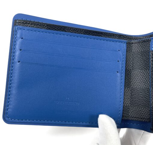 Louis Vuitton Men’s Graphite Slender Wallet Royal Blue 4