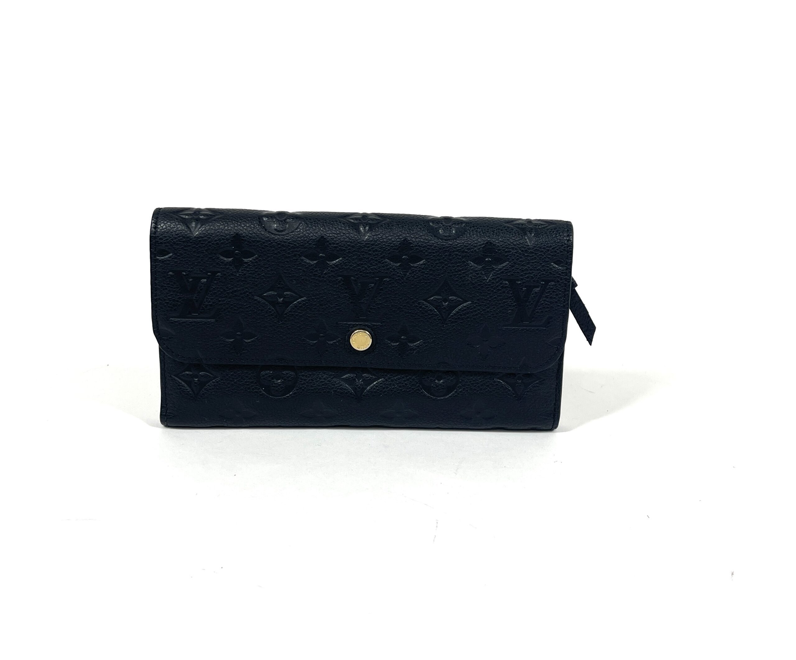 Louis Vuitton Virtuose Wallet Black Monogram Empreinte Leather