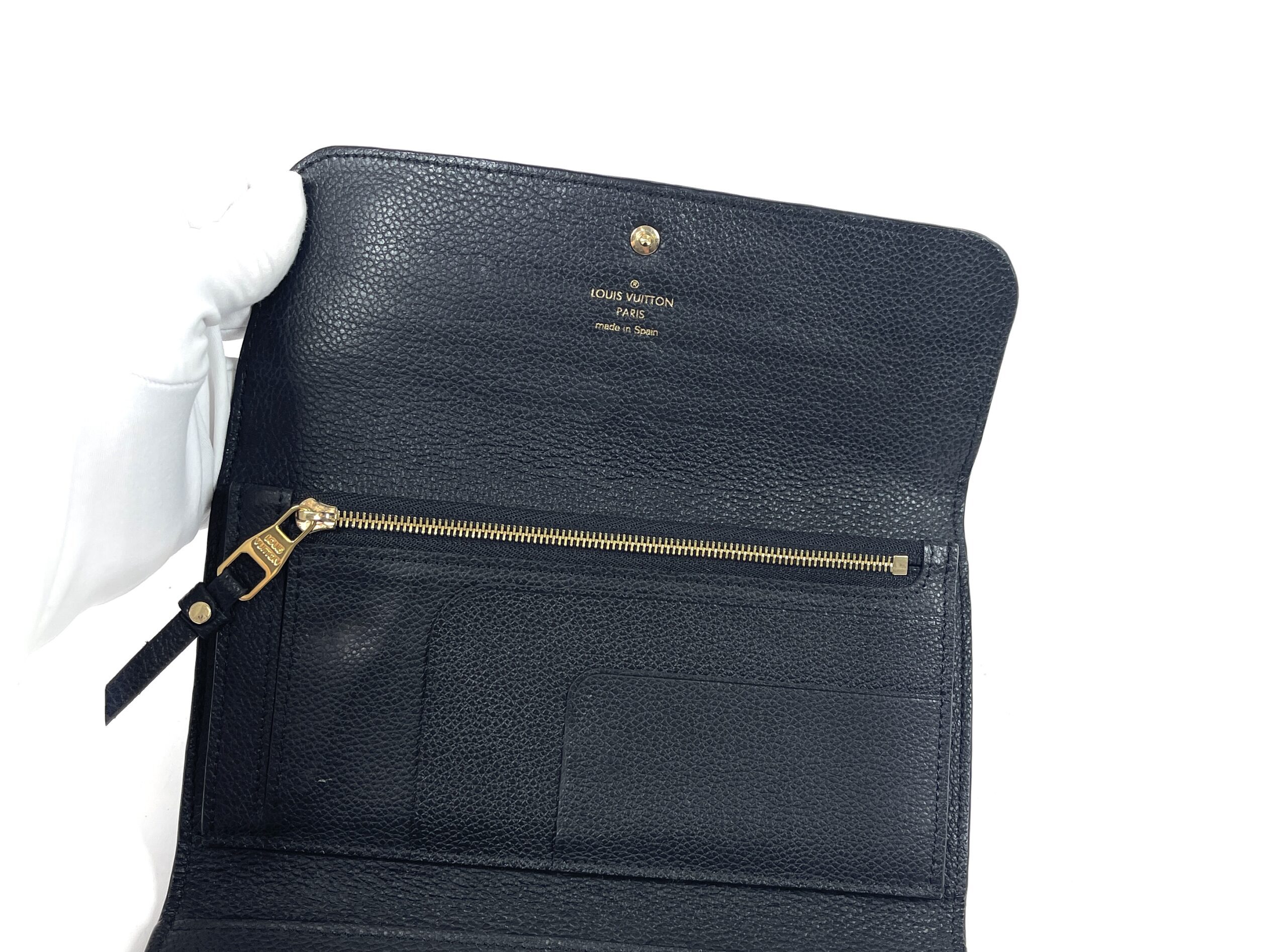 Louis Vuitton, Bags, Louis Vuitton Empreinte Key Chain Pouch Wallet  Noirblack