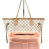 Louis Vuitton Damier Azur Canvas Neverfull MM Rose Ballerine (Copy) 3