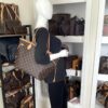 Louis Vuitton Monogram Canvas Neverfull MM Cherry Red 2