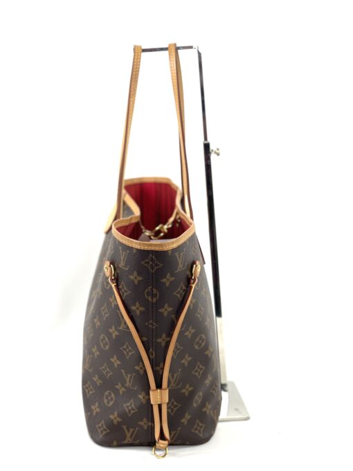 Louis Vuitton Monogram Canvas Neverfull MM Cherry Red 6