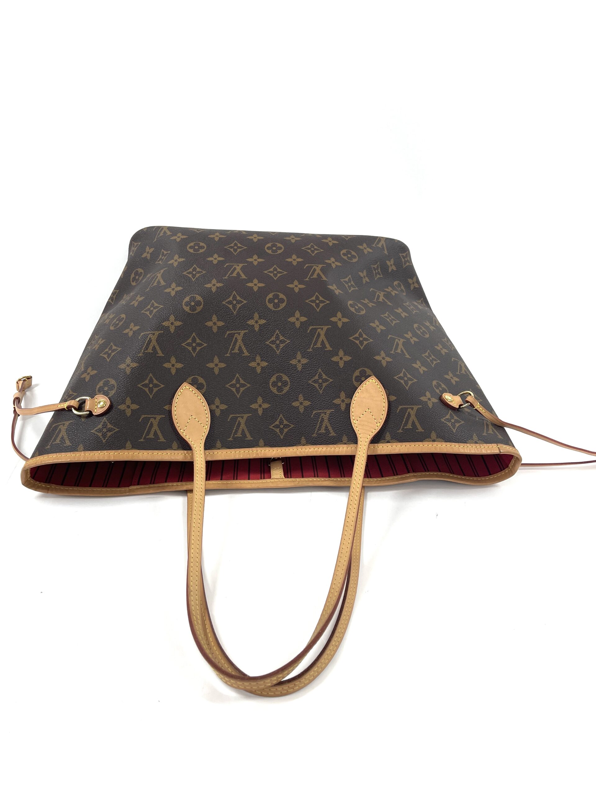 Louis Vuitton Red, Black, and White Giant Monogram Crafty Coated Canvas Neverfull mm Gold Hardware, 2020, Black/Red/White Womens Handbag