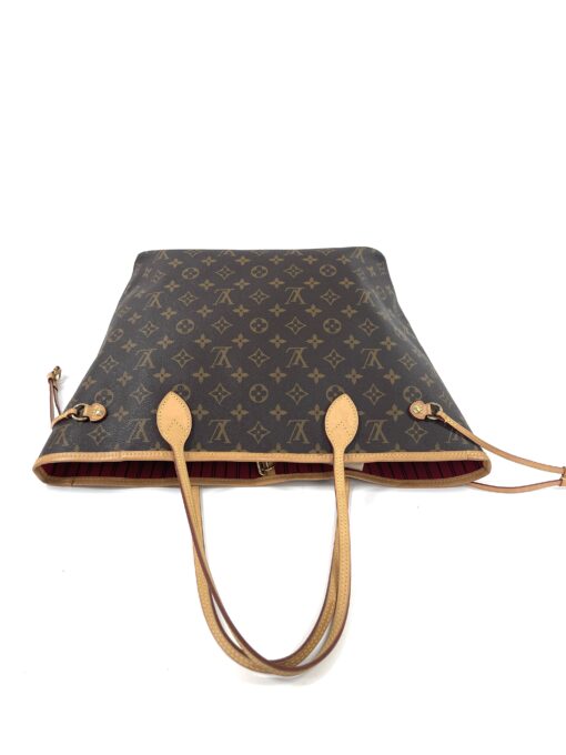 Louis Vuitton Monogram Canvas Neverfull MM Cherry Red 9