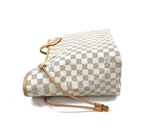 Louis Vuitton Damier Azur Canvas Neverfull MM Rose Ballerine 8