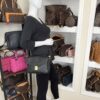Louis Vuitton Monogram Empreinte Leather Canvas Pochette Metis Black 2