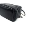 YSL Saint Laurent Calfskin Y Quilted Monogram Small Loulou Bowling Bag Black 18