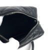 YSL Saint Laurent Calfskin Y Quilted Monogram Small Loulou Bowling Bag Black 11