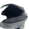 YSL Saint Laurent Calfskin Y Quilted Monogram Small Loulou Bowling Bag Black 9