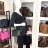YSL Saint Laurent Calfskin Y Quilted Monogram Small Loulou Bowling Bag Black 5