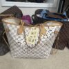 Louis Vuitton Damier Azur Canvas Neverfull MM Beige 16