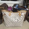 Louis Vuitton Damier Azur Canvas Neverfull MM Beige 3