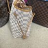Louis Vuitton Damier Azur Canvas Neverfull MM Beige 13