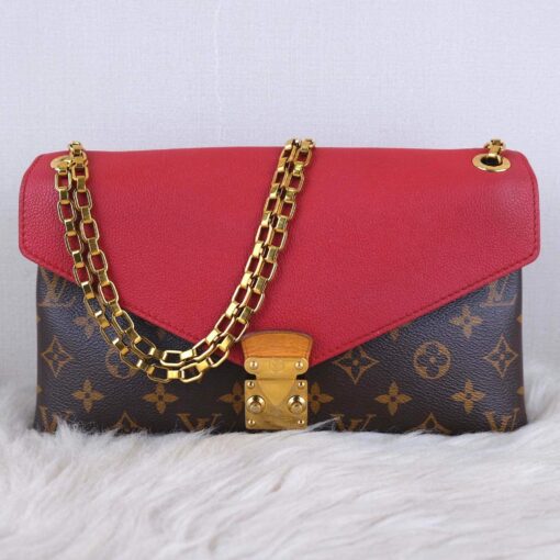 Louis Vuitton Pallas Monogram and Red with Pallas Monogram and Red Wallet