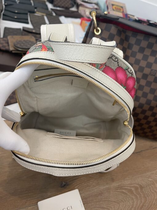 Gucci Ophidia Small Flora Backpack White 7