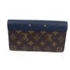 Louis Vuitton Pallas Monogram Long Wallet Navy 4