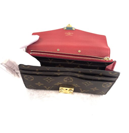 Louis Vuitton Monogram Pallas Wallet Red 11