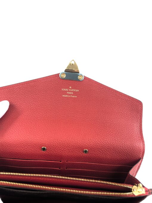 Louis Vuitton Monogram Pallas Wallet Red 10