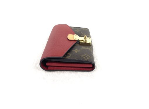 Louis Vuitton Monogram Pallas Wallet Red 7