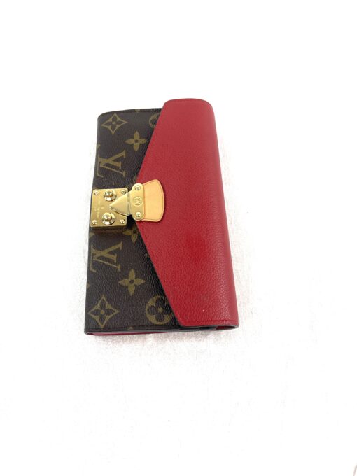 Louis Vuitton Monogram Pallas Wallet Red - Image 4