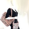 MCM Aren Medium Shopper in Pink Leopard Visetos Pouch 2