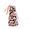 MCM Aren Medium Shopper in Pink Leopard Visetos Pouch 13