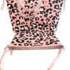 MCM Aren Medium Shopper in Pink Leopard Visetos Pouch 10