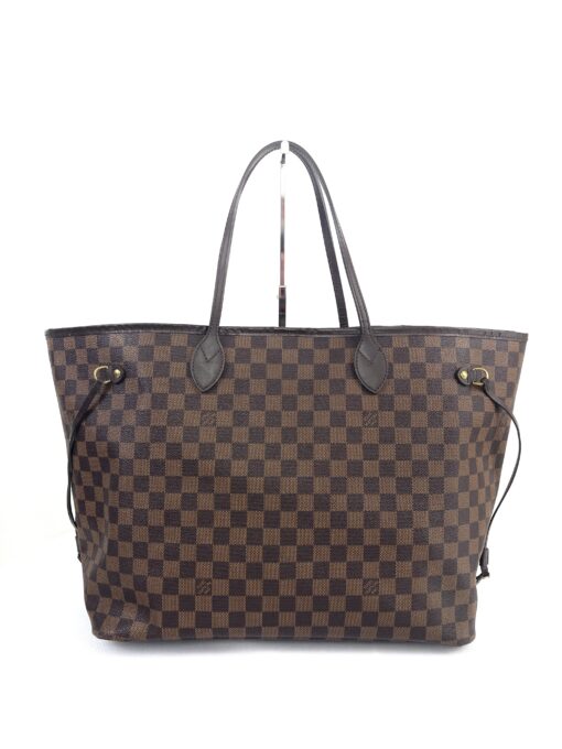 Louis Vuitton Neverfull GM Damier Ebene Cerise Red 13