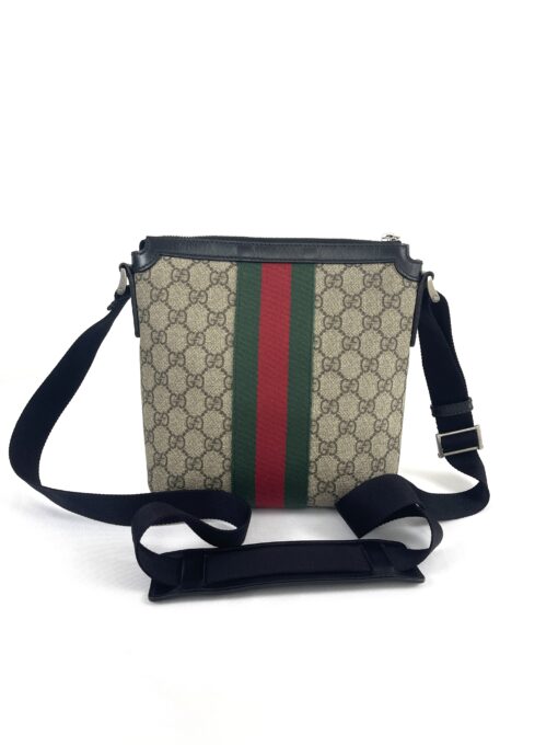 Gucci Web Logo Messenger Bag Coated Canvas 3