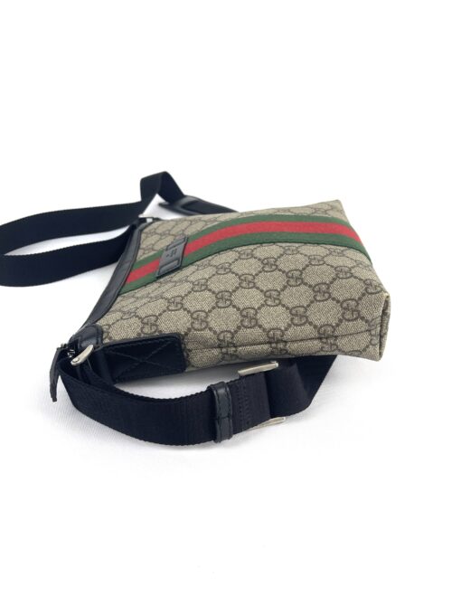 Gucci Web Logo Messenger Bag Coated Canvas 6