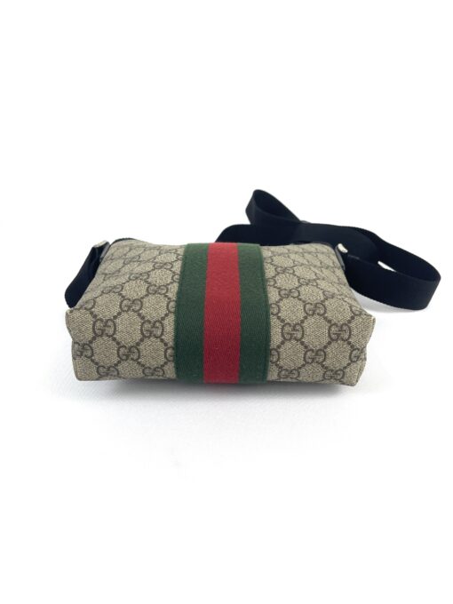 Gucci Web Logo Messenger Bag Coated Canvas 11