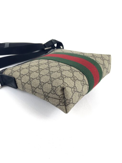 Gucci Web Logo Messenger Bag Coated Canvas 9