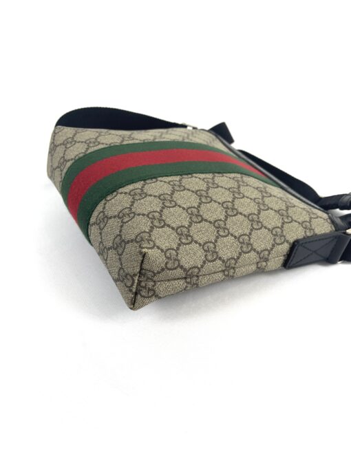 Gucci Web Logo Messenger Bag Coated Canvas 8