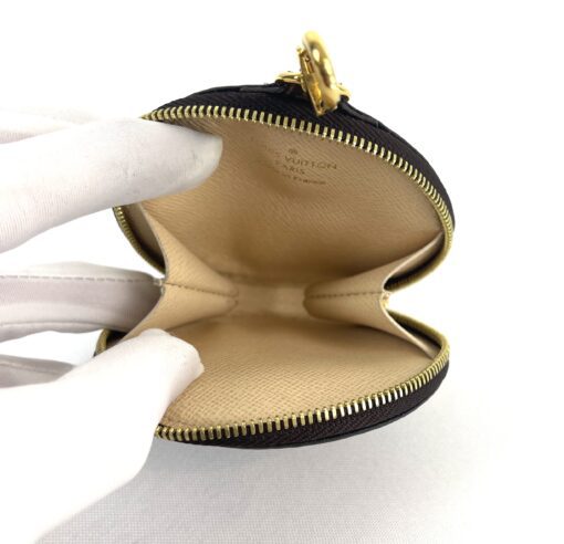 Louis Vuitton Monogram Round Coin Holder or Charm and NF Monogram Pouch Pivoine Bundle 5