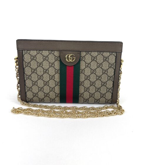 Gucci Ophidia Web Logo Coated Canvas Shoulder Bag - Image 15