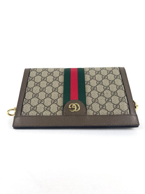 Gucci Ophidia Web Logo Coated Canvas Shoulder Bag - Image 11