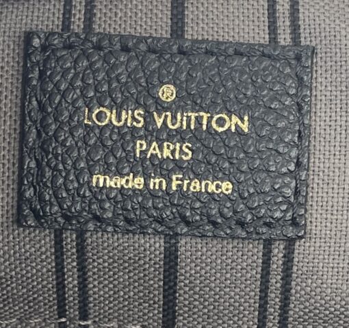 Louis Vuitton Monogram Black Empreinte Speedy 25 Bandouliere 19