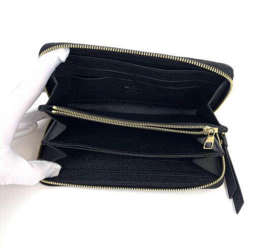 Louis Vuitton Black Empreinte Zippy Wallet 3