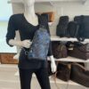 Louis Vuitton Avenue Graphite Blue Pixel Sling 2