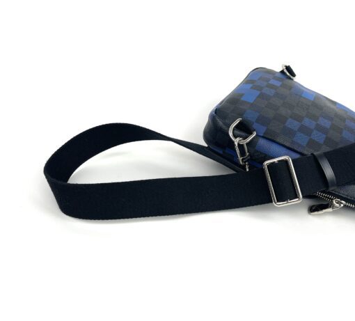 Louis Vuitton Avenue Graphite Blue Pixel Sling 10