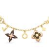 Louis Vuitton Pop Flower Gold Charm Keychain 24