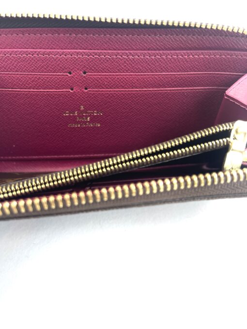 Louis Vuitton Monogram Canvas Clemence Wallet Fuchsia 11