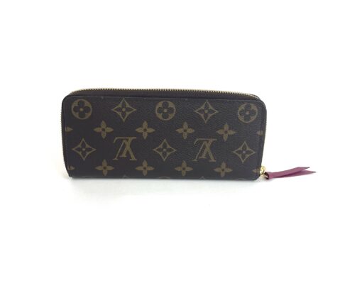 Louis Vuitton Monogram Canvas Clemence Wallet Fuchsia