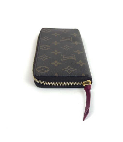 Louis Vuitton Monogram Canvas Clemence Wallet Fuchsia 8