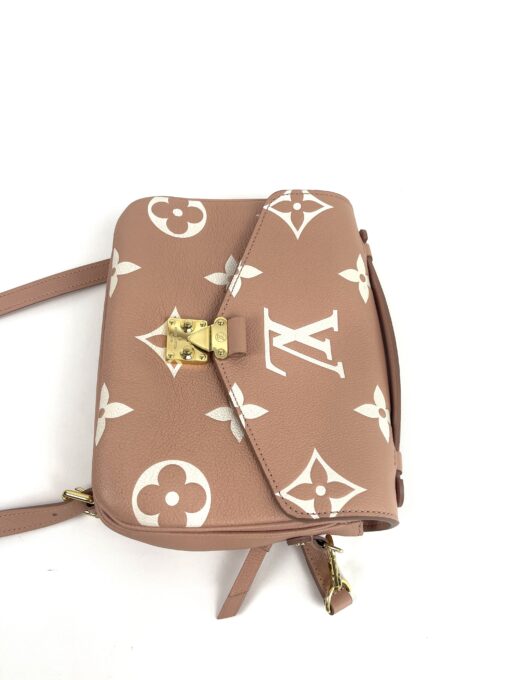 Louis Vuitton Empreinte Monogram Giant Pochette Metis Rose Trianon Cream 10