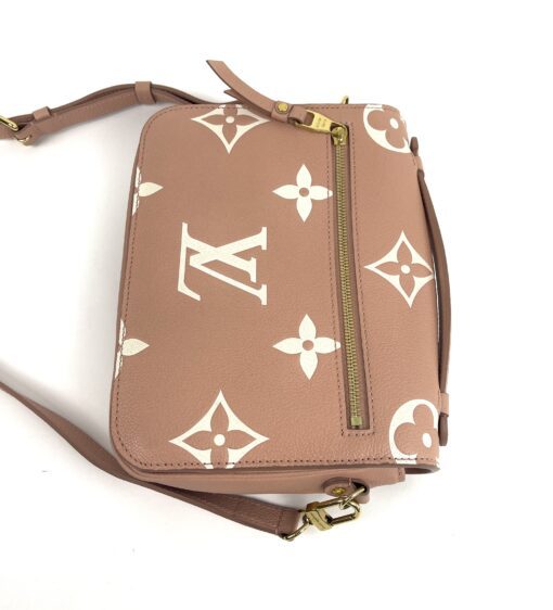 Louis Vuitton Empreinte Monogram Giant Pochette Metis Rose Trianon Cream 3