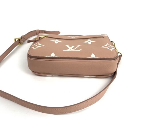 Louis Vuitton Empreinte Monogram Giant Pochette Metis Rose Trianon Cream 7