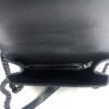 YSL Sheepskin Matelasse Chevron Monogram Medium College Bag Black Black 7